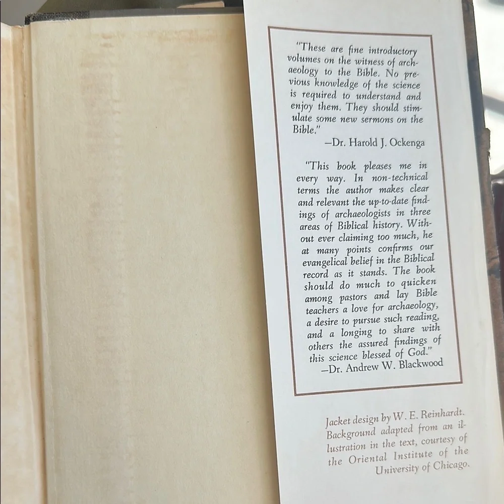 Vintage Archaeology Book by J.A. Thompson copyright 1957, 1959